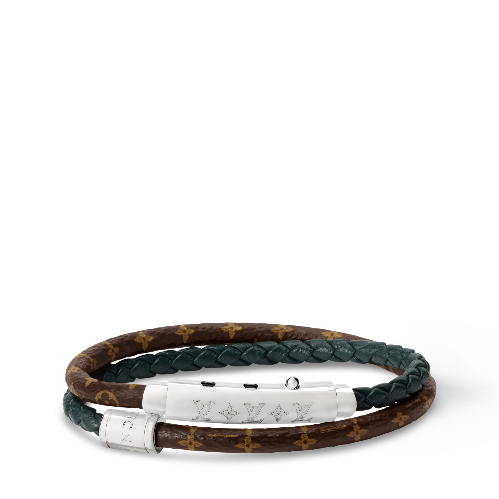 LV Double Spin Monogram Heritage Bracelet - Fashion Jewelry